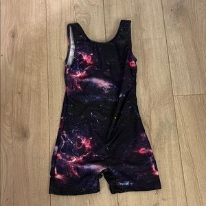 Cosmic Print Sleeveless Bodysuit